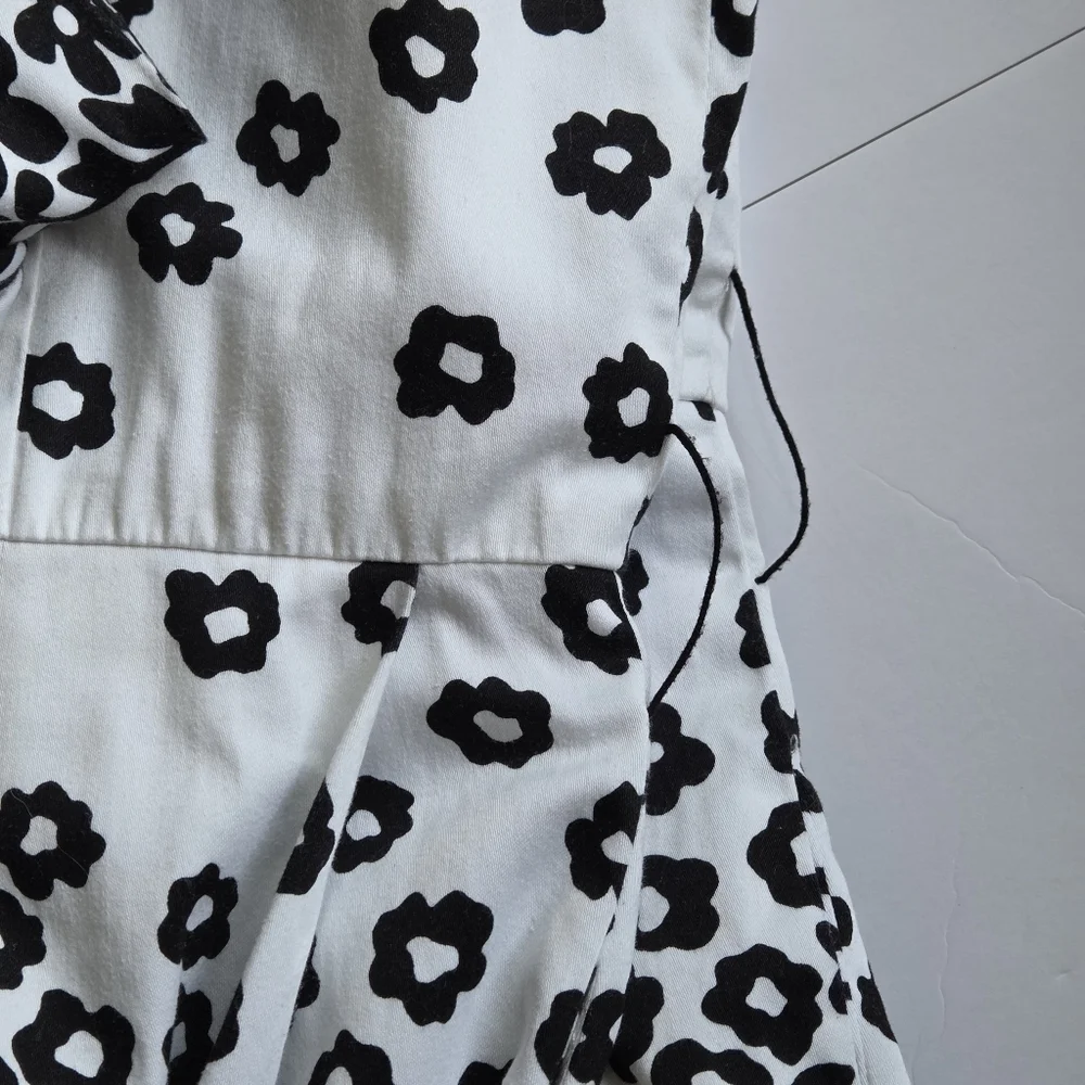 Donna Morgan Black and White Floral Dress - Picture 8 of 12